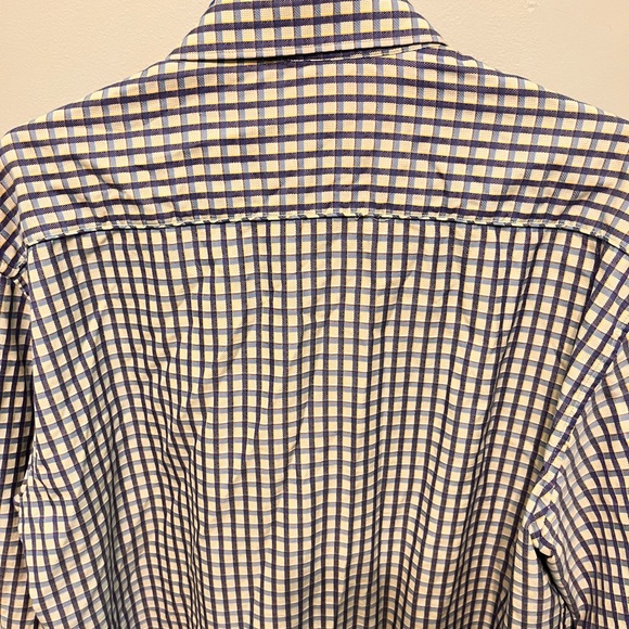 Robert Graham - Men’s XL - White & Blue - Classic Button-up Shirt - 100% Cotton - Picture 15 of 15